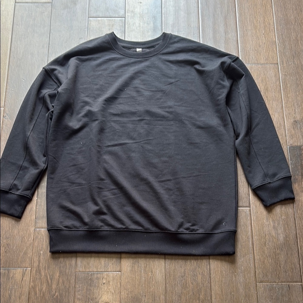 Hyba Black women’s Sweater, size large - crew neck